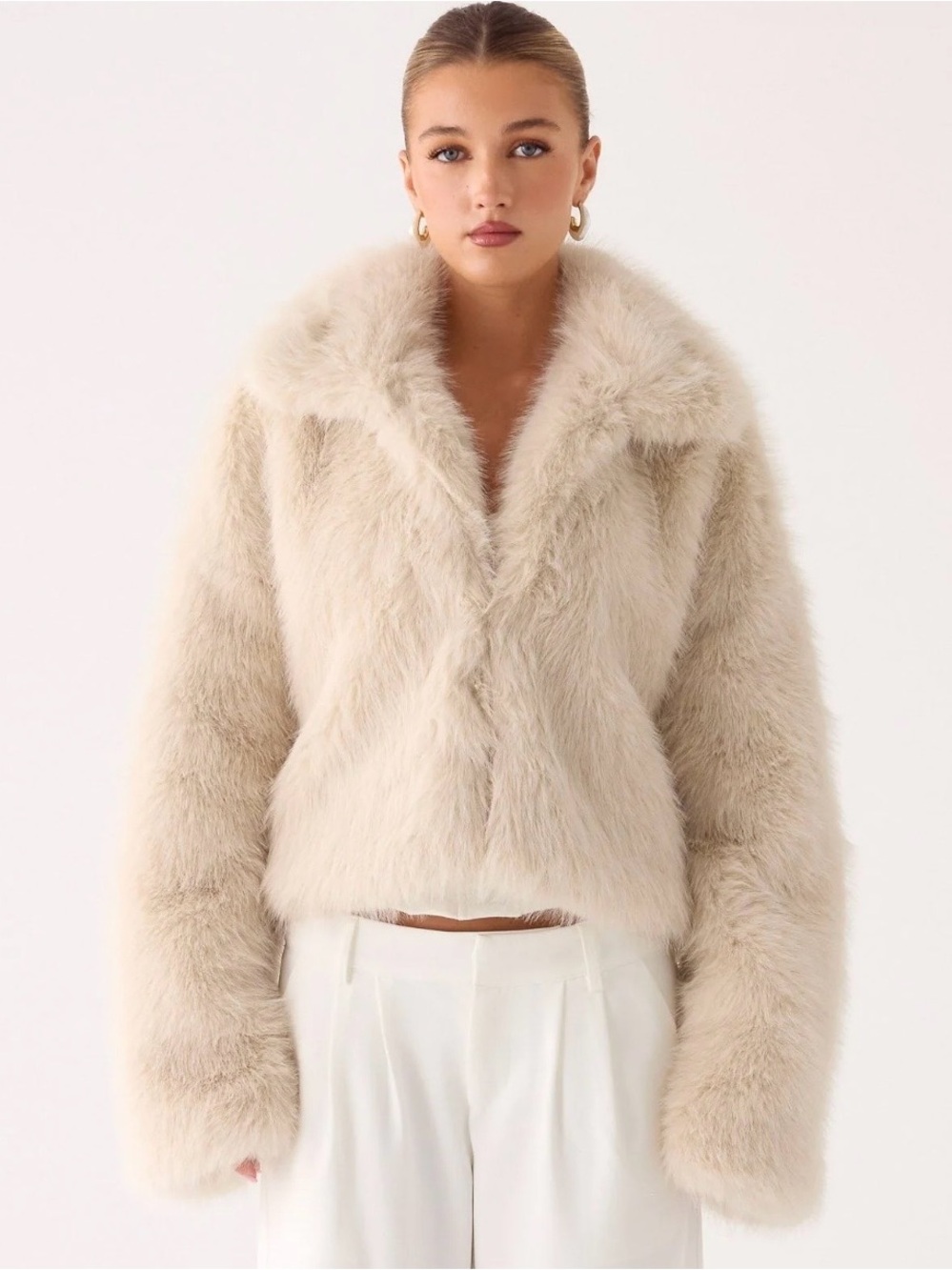Peppermayo White Fur Jacket / Coat